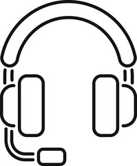 Headset facilitating seamless conversations, ideal for communication and customer support