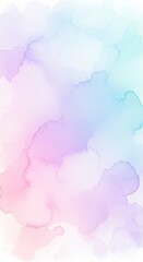 Dreamy Abstract Watercolor Wash with Misty, Luminous Edges