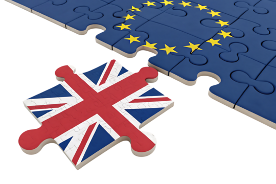 Euro puzzle and one puzzle piece challenge your mind