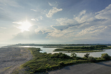 高知県香南市 物部川河口