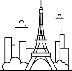 Obraz premium paris eiffel tower