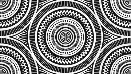 Bold geometric pattern in striking black and white creating a mesmerizing optical illusion perfect for modern graphic design projects and eye catching backgrounds