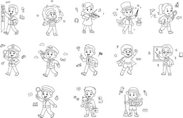 Kids Dream Jobs - Set of professions 2