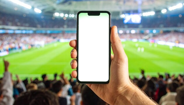 Smartphone at stadium