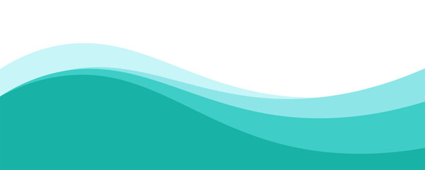 Abstract Wave Pattern with Blue Gradient Horizontal Background Design