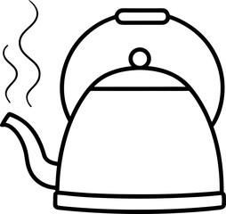 teapot isolated on white background