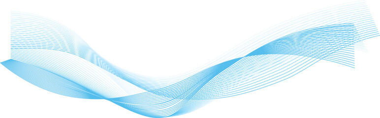 Abstract blue wave design with flowing lines and a futuristic light pattern