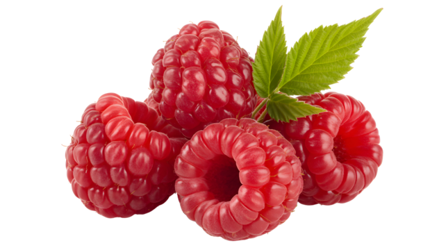 Fresh raspberries bursting with flavor and vibrant color, perfect for summer desserts or healthy snacks, ideal for food bloggers and recipe creators