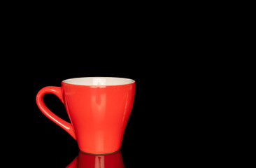 Thaler cookies with nuts and honey isolated on black background, close-up.