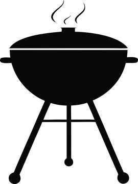 black grill cooking outdoors clip art preview