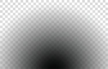 Dark Smoke Overlay on Transparent Background.