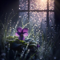 The violet is a symbol of mystery, intuition, creativity, and wisdom.