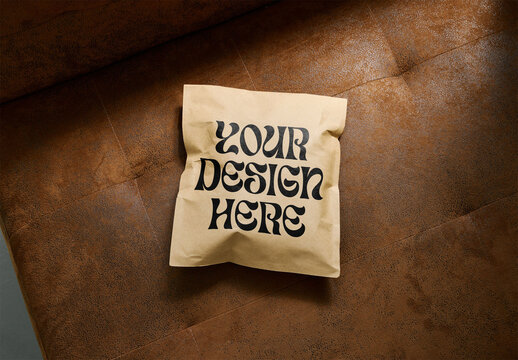 Mockup Of Customized Square Poly Mailer Bag