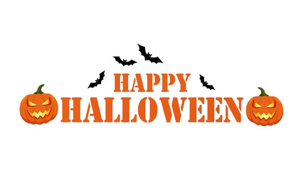 Happy Halloween: A festive Halloween image features jack-o'-lanterns with carved faces, playful bats, and a vibrant Happy Halloween message, creating a cheerful and spooky atmosphere.