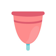 silicone menstrual cup simple icon