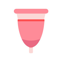 silicone menstrual cup simple icon