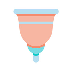 silicone menstrual cup simple icon