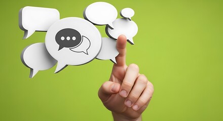 Communication, Digital Interaction, Online Chat, Modern Technology, Social Media.