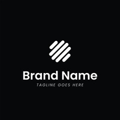 Creative O Minimalist Icon Logo