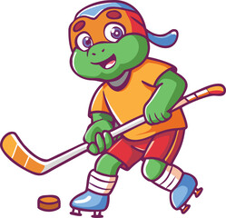 Obraz premium Vector comic drawing of a funny warrior boy with a baseball bat and a sword