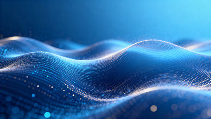 Obraz premium Abstract Digital Wave Pattern