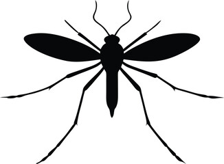 mosquito vector art, disease carrier icon
