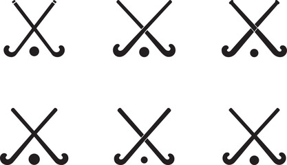 hockey silhouette on white background