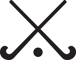 hockey silhouette on white background