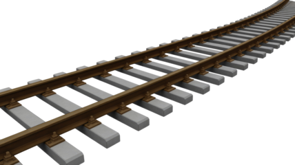 railroad tracks and railway