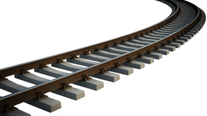 railroad tracks and railway