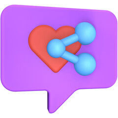 User Engagement Smooth 3D Illustration