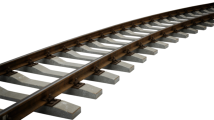 railroad tracks and railway