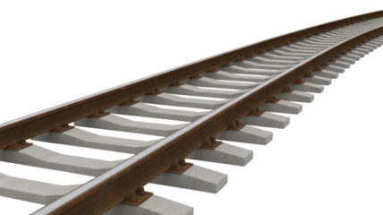railroad tracks and railway