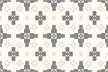 Ethnic geometric seamless pattern abstract pattern vector design for all types of printing and Textiles