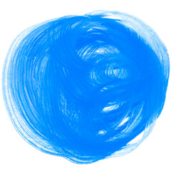 blue watercolor brush