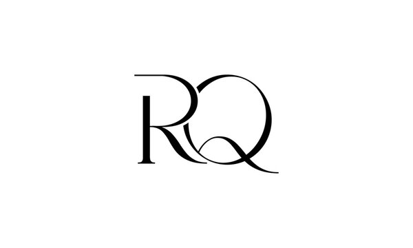 RQ initial letters, monogram logo