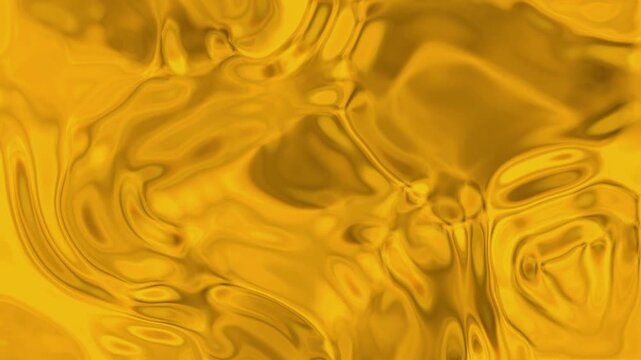 gold abstract water background liquid paint Fluid Art Drawing Footage