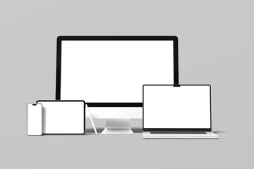 Multi Device Blank Mockup