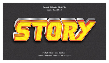 Story text effect poetic, classic, narration, artistic and storytelling style.
