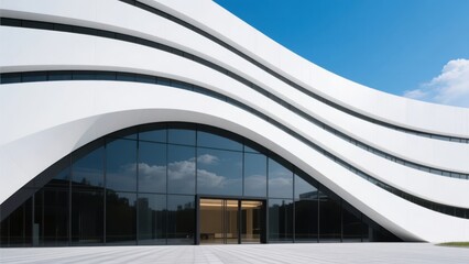 Fototapeta premium Modern and Simple Abstract Architectural Design for a Corporate Image PPT Background