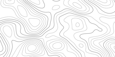 Abstract design with seamless pattern with lines topographic map. geographic mountain relief. the white on black contours topography stylized height of the lines. geographic contour map paper texture.