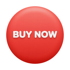 Red buy now button for e-commerce