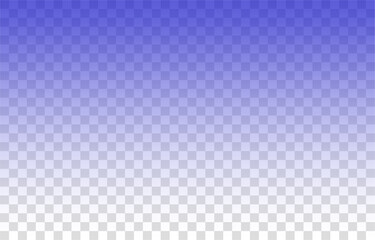 Blue and White Gradient Transparent Background.