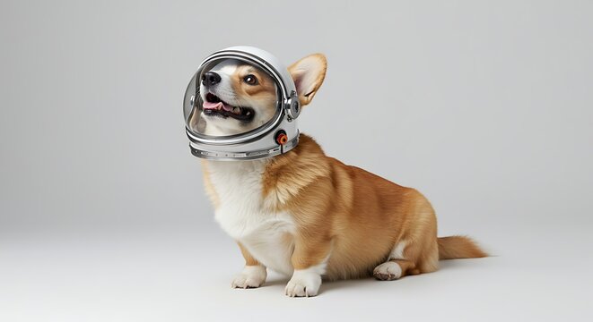 Corgi Astronaut Space Dog Adventure