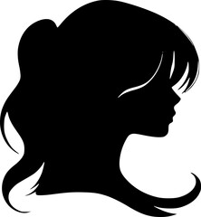 Modern female silhouette