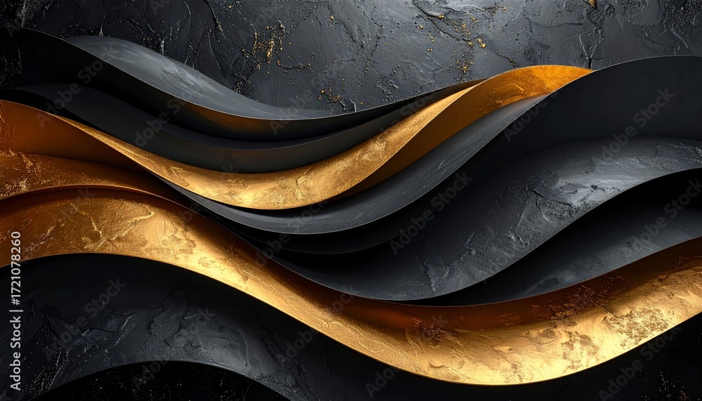 Poster abstract monochrome vector background with flowing silk texture and subtle light effects