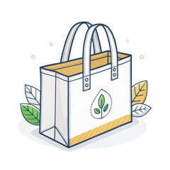 vector shopping bag