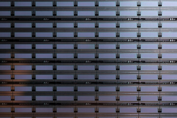 silicon wafer pattern