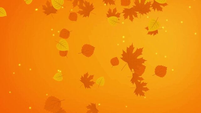 Autumn Leaves Transitions Alpha Channel 4K Just Drag and Drop Falling autumn maple leaves realistic 3D renderingElement footage with alpha channel