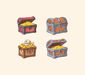 Treasure Chest Illustrations